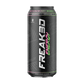Freak Energy Strawberry Shock energy drink 500ml can with black packaging, zero sugar and 160mg caffeine