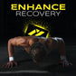 Anabolix Fuel3D amino supplement promo with athlete doing push-ups, highlighting endurance and recovery support