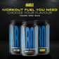Anabolix Primal whey protein 1kg tubs chocolate vanilla banana flavours black containers with blue labels