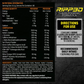 Anabolix thermogenic pre workout nutrition information, ingredient breakdown with caffeine content and directions