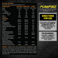 Anabolix non stim pump pre workout nutrition information, ingredient breakdown with serving sizes and directions for use