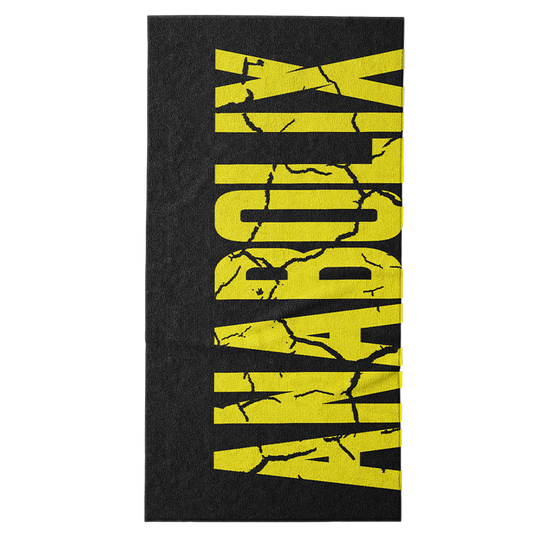 Black & Yellow Gym Towel