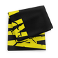 Black & Yellow Gym Towel